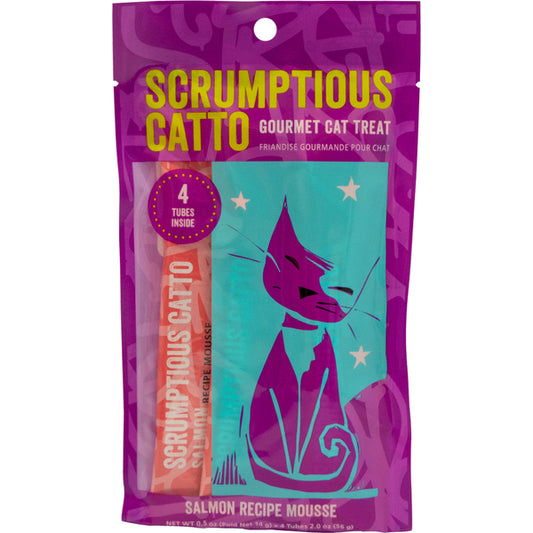 Scrumptious Catto - Cat Treat Tubes - Salmon - 2oz