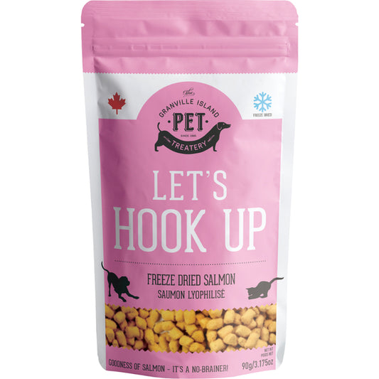 Granville Island - Dog Treat - Let's Hook Up Freeze Dried Salmon - 90GM