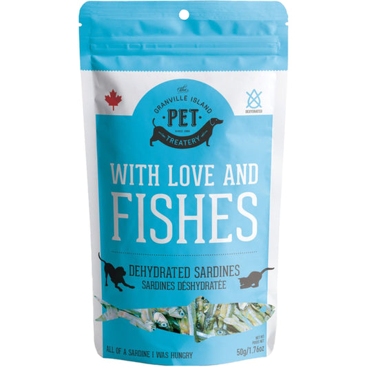 Granville Island - Cat & Dog Treat - With Love and Fishes Sardine - 50GM
