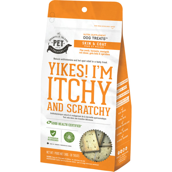 Granville Island - Dog Treat - Yikes! I'm Itchy and Scratchy - 240GM