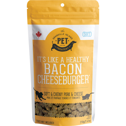 Granville Island - Dog & Cat Treat - Healthy Bacon Cheeseburger Pork & Cheese - 175GM