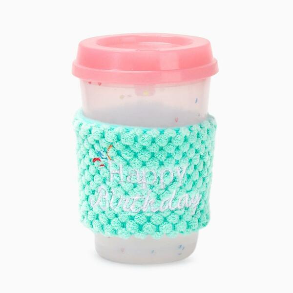 Hug Smart - Dog Toy - Birthday Coffee Pink