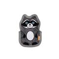 Growl - Dog Toy - Flip Floppz Raccoon Gray 8.6"