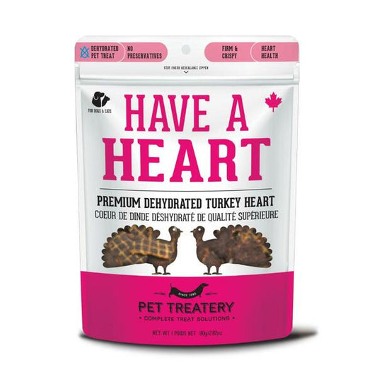 Granville Island - Dog & Cat Treat - Have A Heart - Turkey Hearts - 80GM