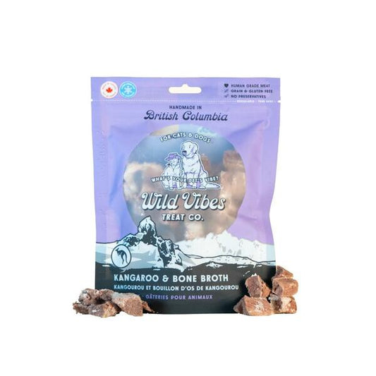 Wild Vibes - Dog & Cat Treat - Kangaroo & Bone Broth
