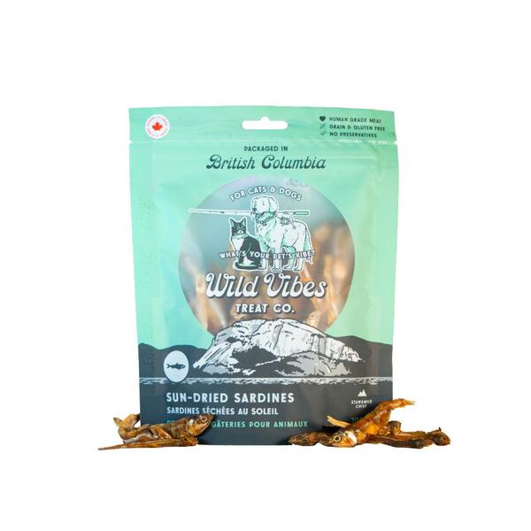 Wild Vibes - Dog & Cat Treat - Sun-Dried Sardines