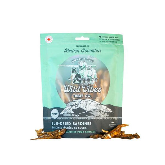 Wild Vibes - Dog & Cat Treat - Sun-Dried Sardines