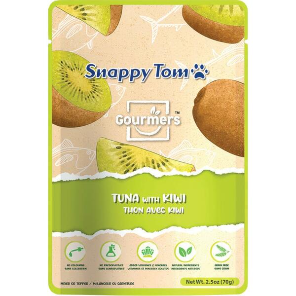 Snappy Tom - Gourmers - Tuna with Kiwi - 2.5oz