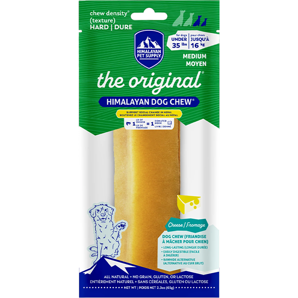 Himalayan Dog Chew-The Original-Medium-Under 35lbs-Himalayan Pet Supply