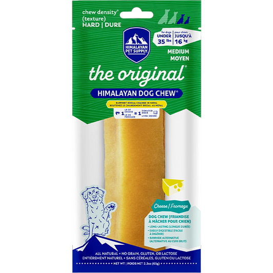 Himalayan Dog Chew-The Original-Medium-Under 35lbs-Himalayan Pet Supply