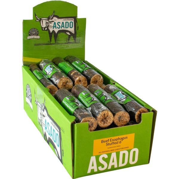 ASADO - Dog Chew - Stuffed Beef Esophagus - 6"