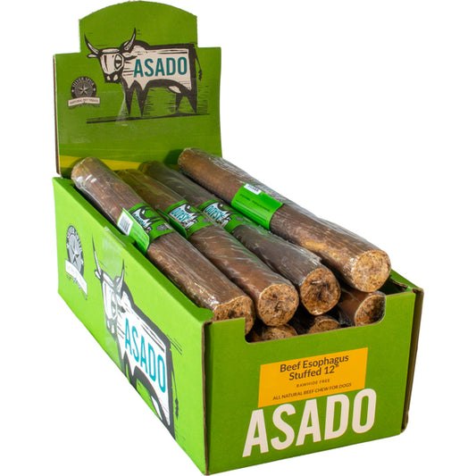 ASADO - Dog Chew - Stuffed Beef Esophagus - 12"