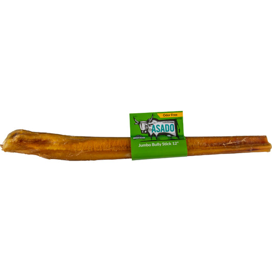 Asado - Dog Chew - Jumbo Bully Stick - Straight - 12"