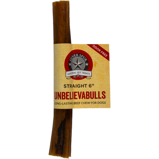 Unbelievabulls - Dog Chew - Beef Cheek - Straight Chew - 6"