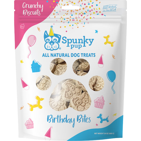 Spunky Pup - Dog Treats - Birthday Bites - 24oz