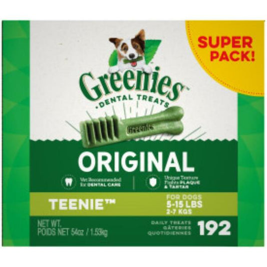 Greenies - Dental Treats - Teenie - 192 Count - 54oz