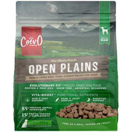Coevo - Freeze Dried Raw - Open Plains Recipe - 1LB