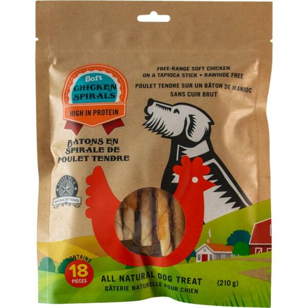 Silver Spur - Soft Chicken Spirals - 210g