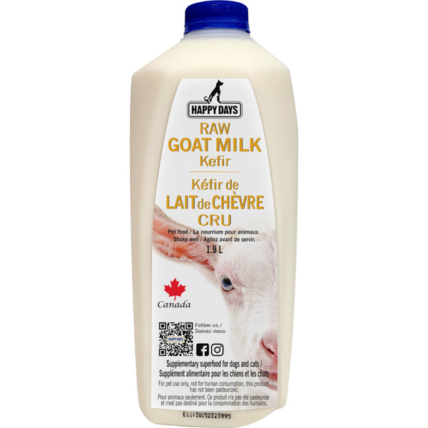 Happy Days - Raw Goat Milk Kefir - Frozen - 1.9L