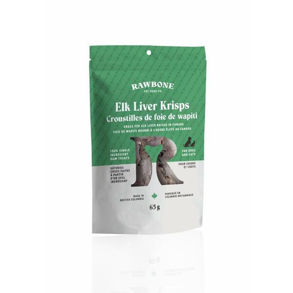 Rawbone - Elk Liver Krisps - 65g