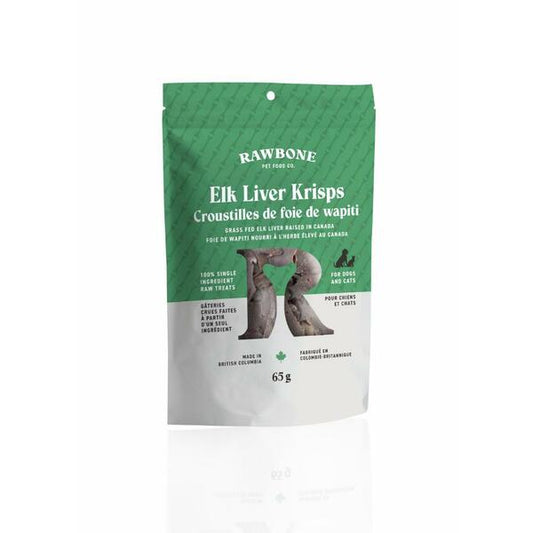 Rawbone - Elk Liver Krisps - 65g