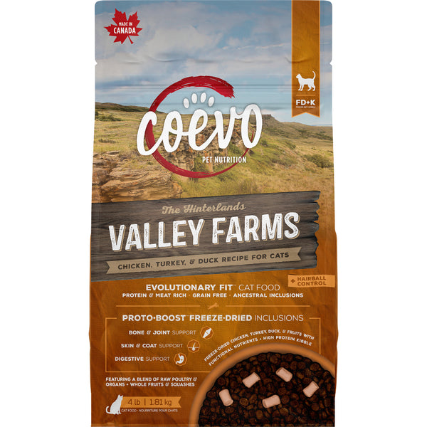 Coevo - Cat Food - Valley Farms Recipe 4LB