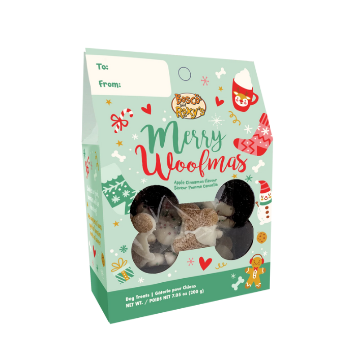 Bosco & Roxy's - Dog Treat - Merry Woofmas Box - Apple Cinnamon