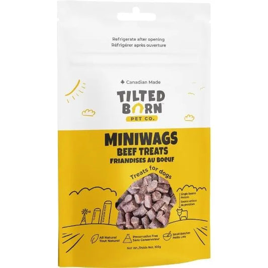 Tilted Barn - Dog Treat - Miniwags - Beef - 100g