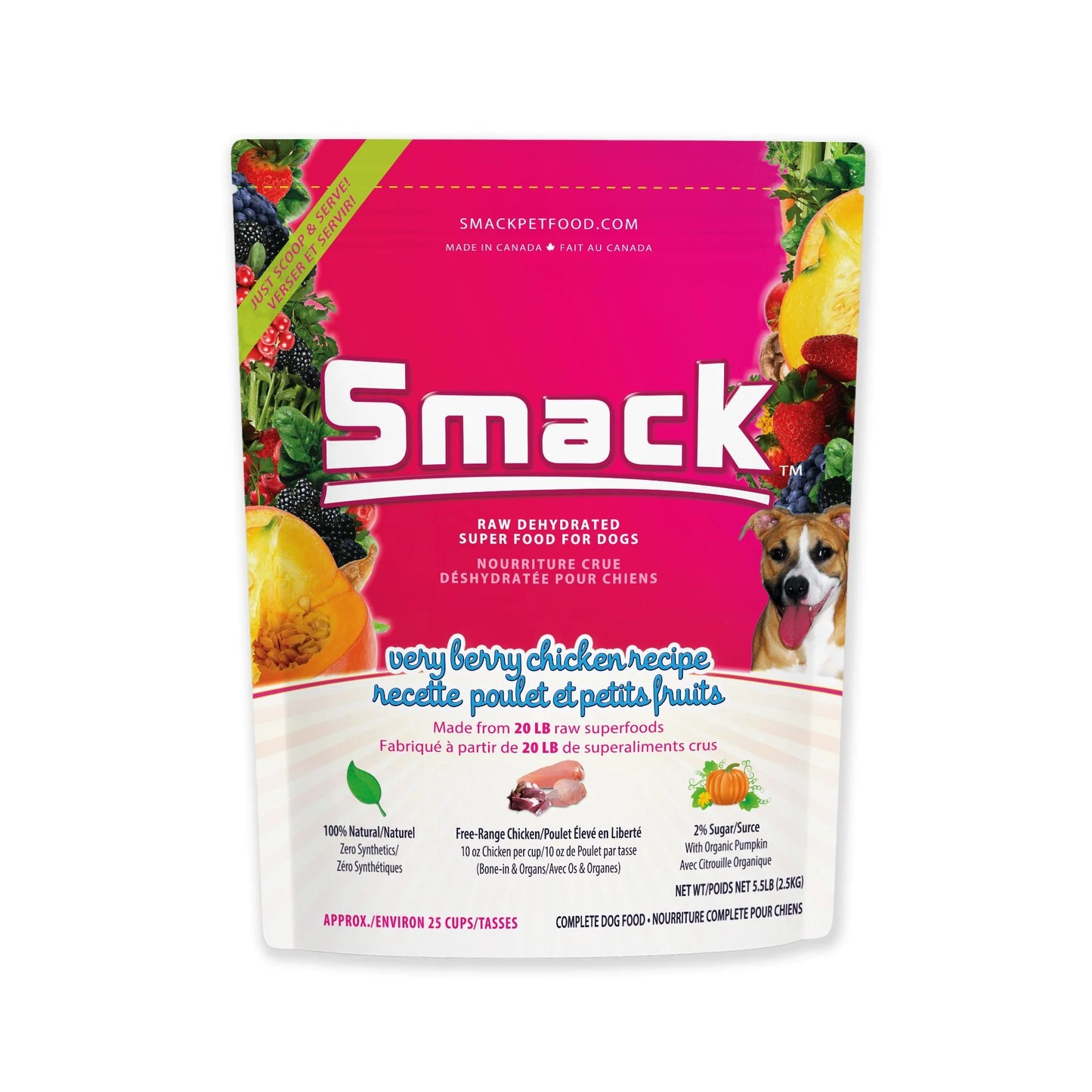 Smack - Dog Food - Very Berry Chicken - 250g